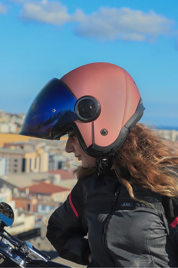 CLASSY MAT GOLD PEMBE KASK - 5