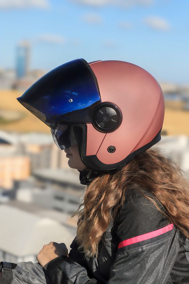 CLASSY MAT GOLD PEMBE KASK - 7