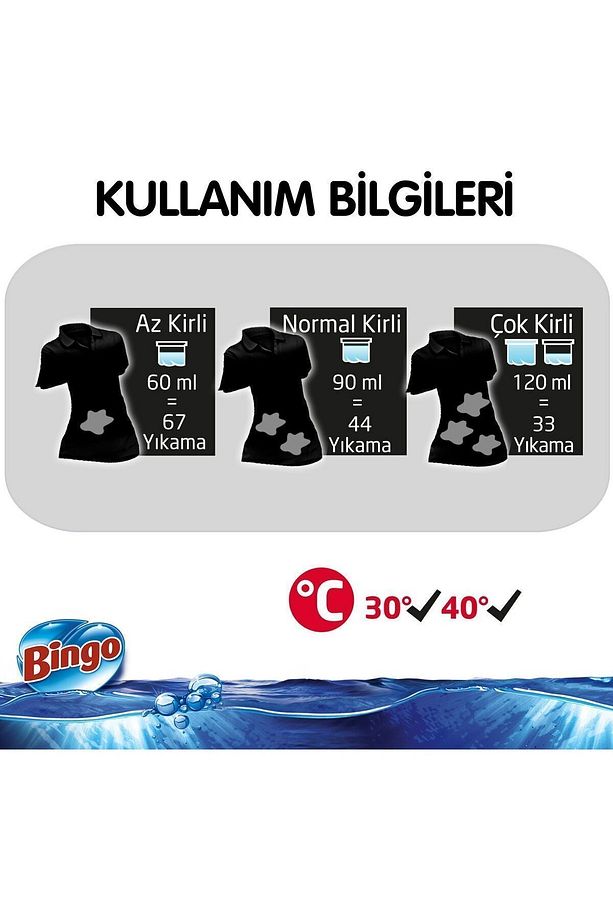 Sıvı Deterjan Bakım 4 L Siyah 67 Yıkama - 7