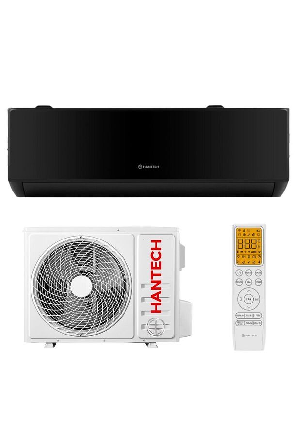 H-Pro Siyah Cam Panel A++ (Wi-Fi + Montaj Dahil) 18.000 Btu/h Duvar Tipi Inverter Klima - 1
