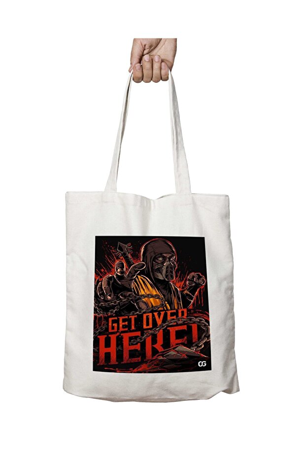Scorpion - Get Over Here Two Sided Permanent Printed Washable Bag