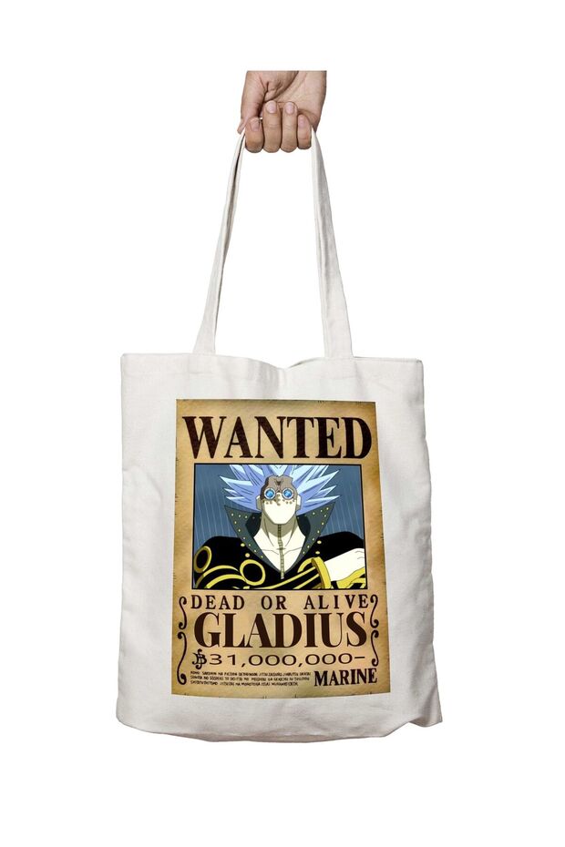 Wanted Gladius Anime - حقيبة دائمة قابلة للغسل على الجانبين