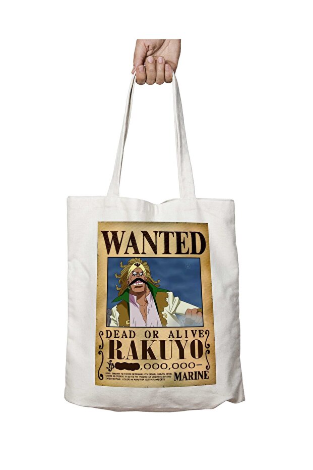Wanted Rakuyo Anime - حقيبة قابلة للغسل مطبوعة على الجانبين