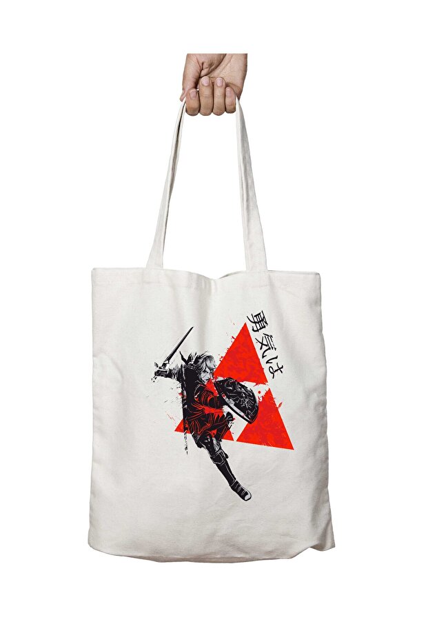 Red Sun Hyrule Legend of Zelda Two-Sided Permanent Printed Washable Bag