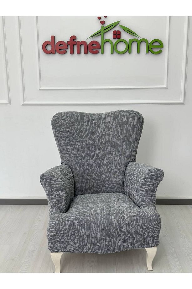 Jakar Kumaş Lastikli Kayma Yapmayan Tek Kişilik 1 Adet Berjer Örtüsü - 2