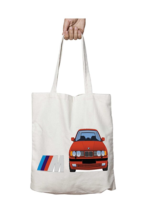 حقيبة كتف BMW 3M ذات وجهين - قابلة للغسل ومطبوعة بشكل دائم