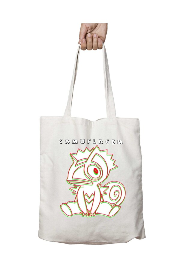 Pokemon 01111 Two-Sided Permanent Printed Washable School Beach Shoulder Tote Bag