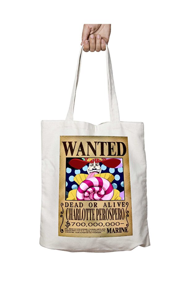 Wanted Charlotte Perospero Anime - حقيبة مطبوعة دائمة قابلة للغسل