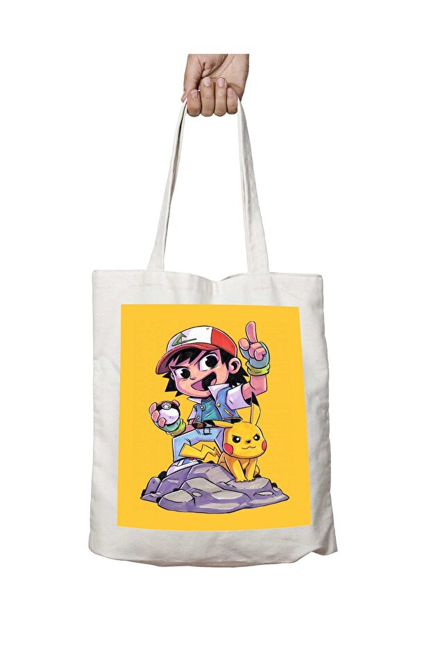 Pokemon - Two Sided Printed Washable Bag