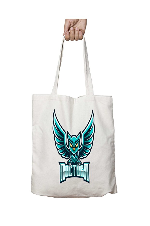 Nocturnal Owl Two-Sided Permanent Printed Washable Bag