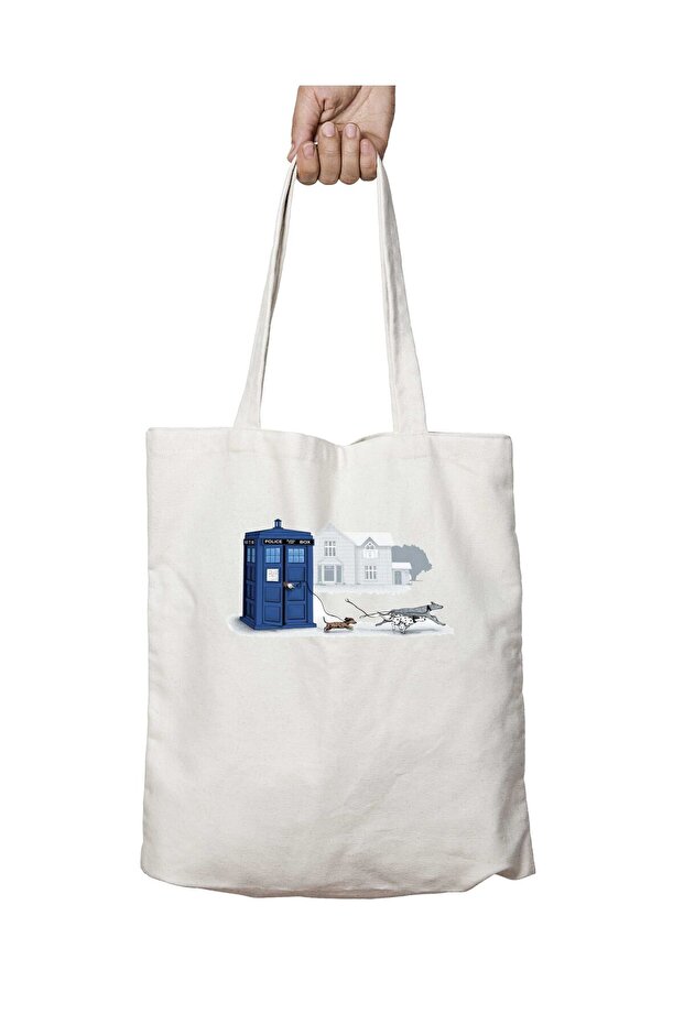 Who Let the Dogs Out Two-Sided Permanent Printed Washable Bag