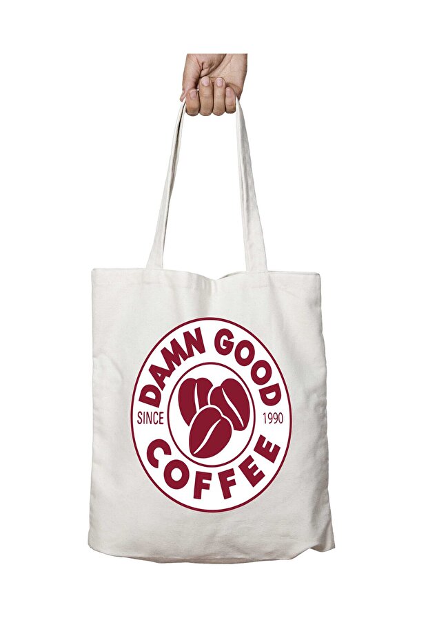 Twin Peaks Good Costa Coffee Two-Sided Permanent Printed Washable Bag