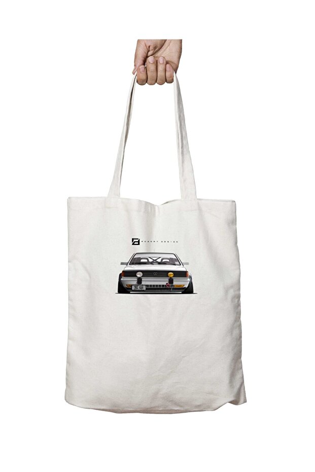 Volkswagen Gol Quadrado Eurorace Style Permanent Printed on Both Sides Washable Bag