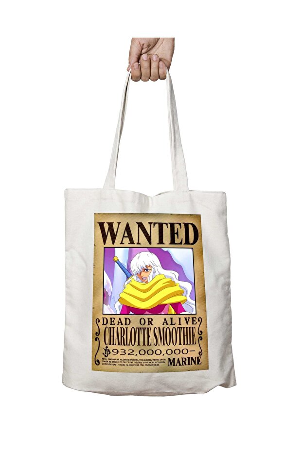 حقيبة Wanted Charlotte Smoothie - نمط الرسوم المتحركة، تدوم على الجانبين، قابلة للغسل