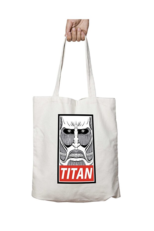 Obey Attack On Titan - حقيبة مطبوعة دائمة قابلة للغسل