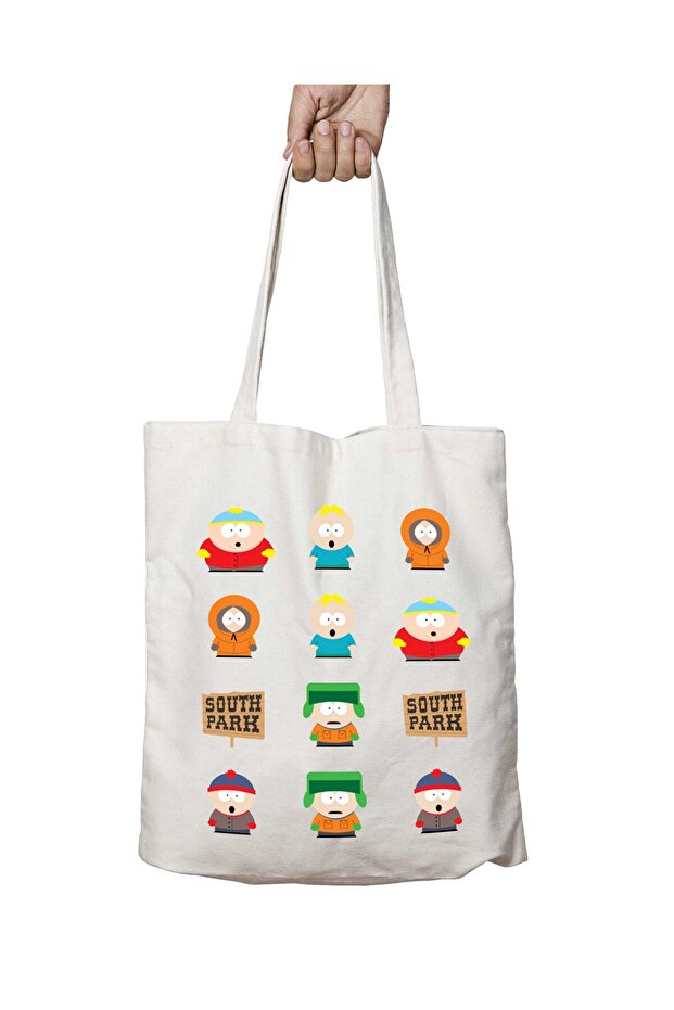 South Park Icons Characters Best-Selling Two-Sided Permanent Print Washable Bag