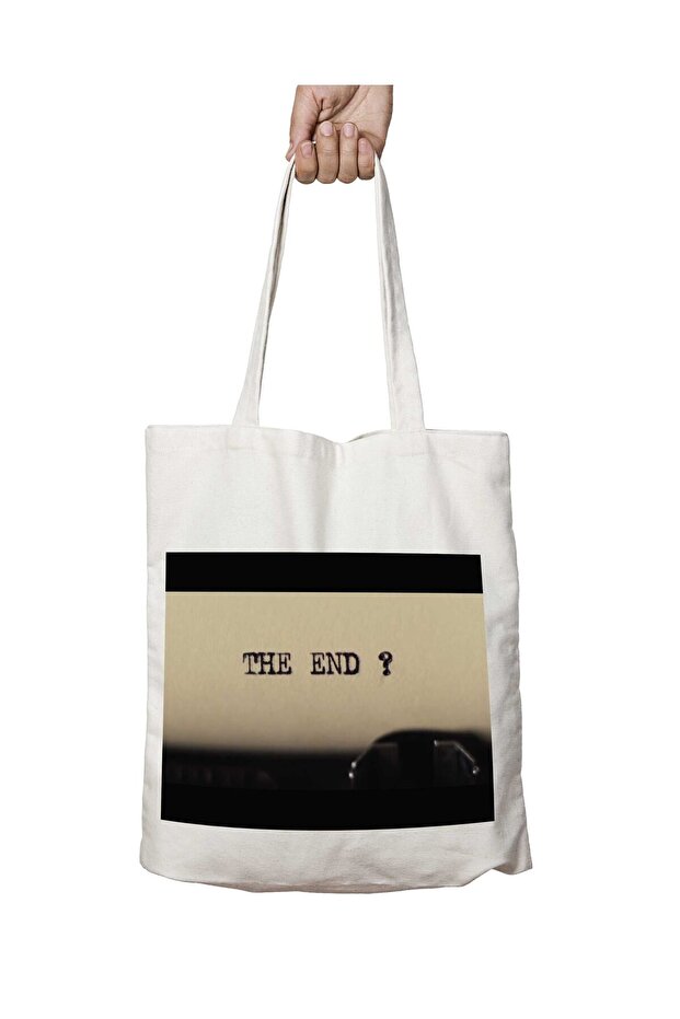 The End Son - حقيبة قابلة للغسل بطباعة دائمة على الجانبين