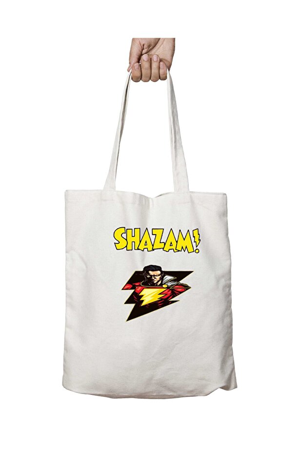 Shazam II - حقيبة كتف مطبوعة دائمة قابلة للغسل