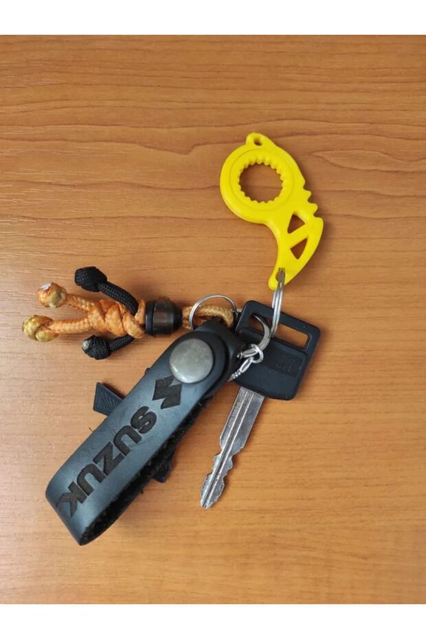 Sarı renk keyrambit anahtarlık karambit anahtarlık - 1