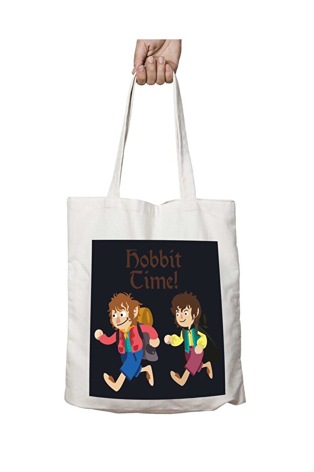 Hobbit Time Lord of the Rings Two Sides Permanent Printed Washable Bag