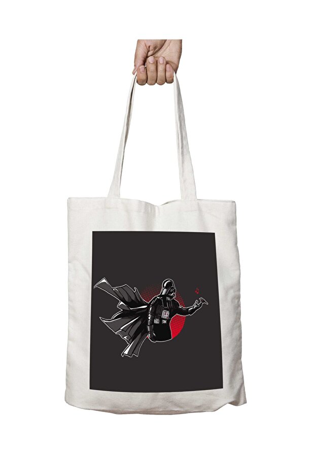 Darth Vader Star Wars - Dark Enforcer Two Sided Permanent Printed Washable Shoulder Tote Bag