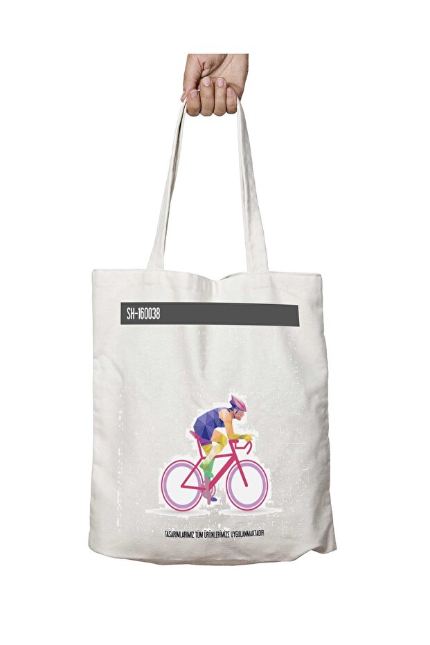 Sports Cycling Marathon Two-Sided Permanent Printed Washable Bag