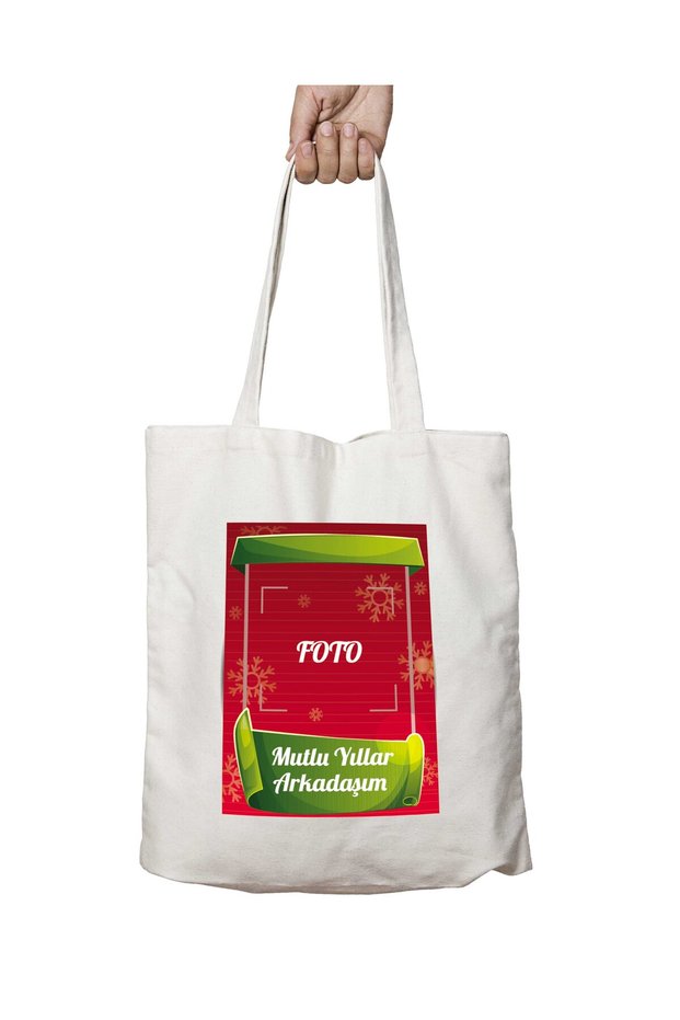 Happy Birthday My Friend Photo Two-Sided Permanent Printed Washable Bag