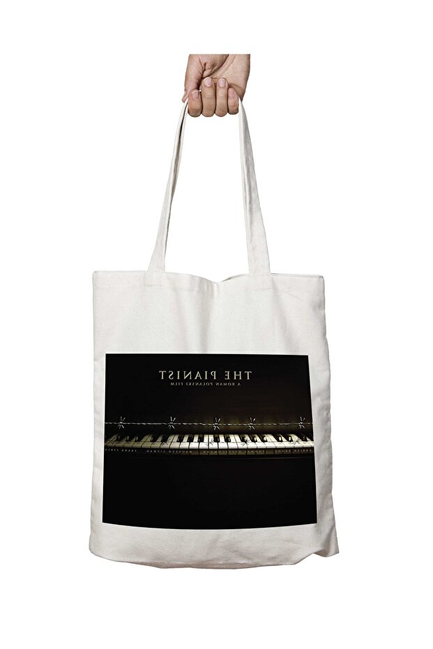 The Pianist Film Two-Sided Permanent Printed Washable Bag