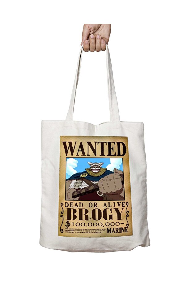 Wanted Brogy Anime Two-Sided Permanent Printed Washable Bag