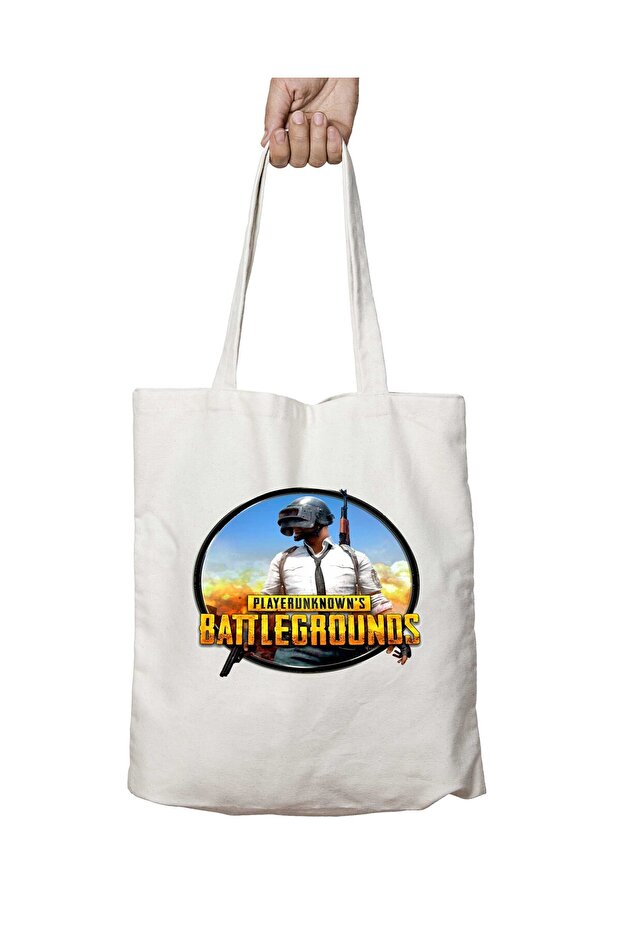 PLAYERUNKNOWN'S BATTLEGROUNDS - حقيبة كتف قابلة للغسل ومطبوعة على الجانبين