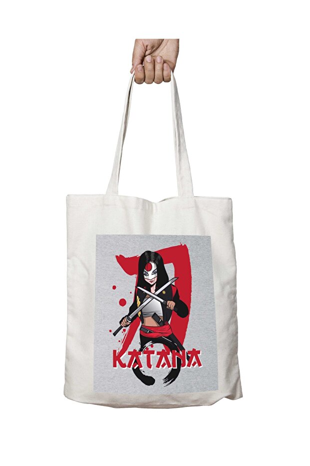 Suicide Squad Katana - حقيبة قابلة للغسل مطبوعة على الجانبين