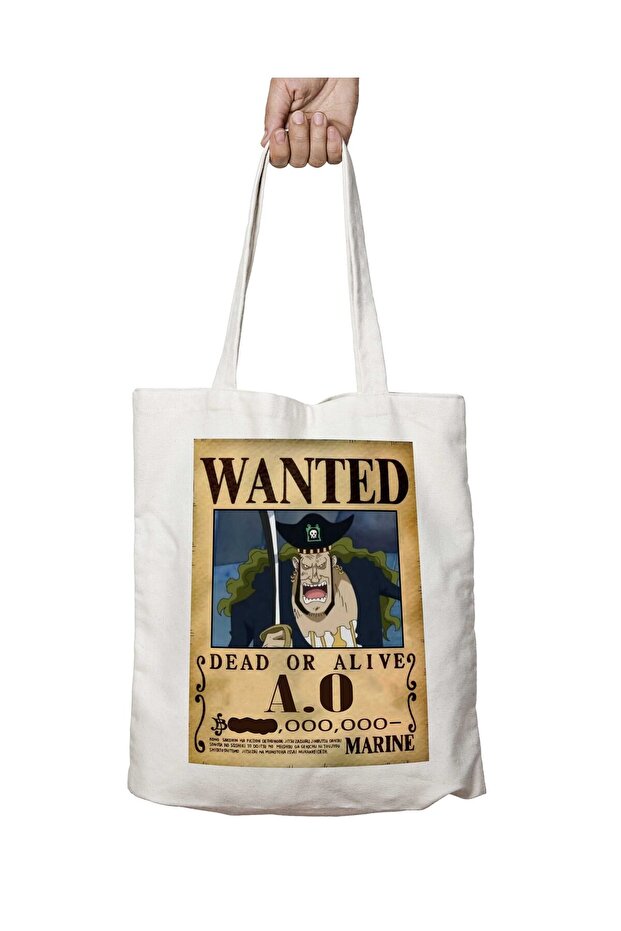 Wanted A.O Anime - حقيبة قابلة للغسل بطباعة دائمة على الجانبين