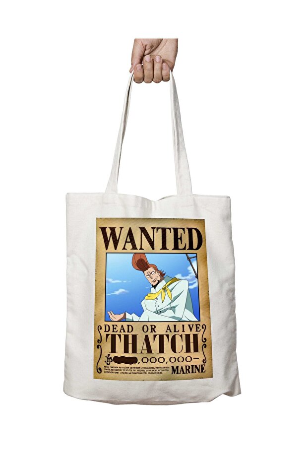 Wanted Thatck Anime - حقيبة قابلة للغسل مطبوعة على الجانبين
