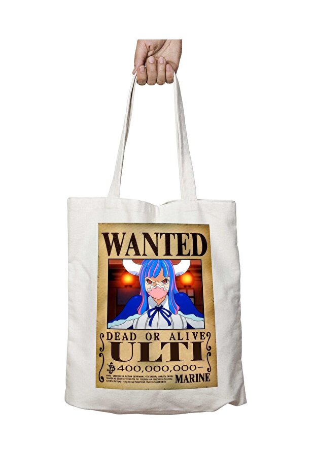 Wanted Ulti Anime - حقيبة قابلة للغسل مطبوعة على الجانبين