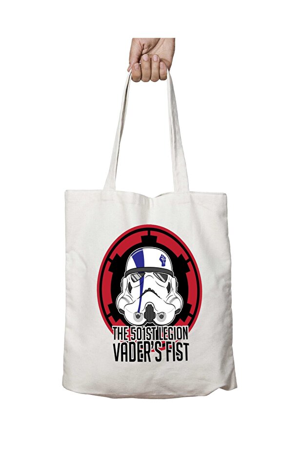 Storm Trooper 501st Vaders Fist - حقيبة مطبوعة دائمة قابلة للغسل (2) على الجانبين