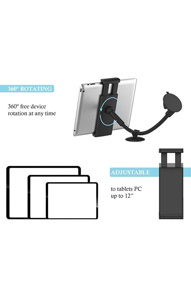 L-3 Araç içi tablet ve telefon tutucu - 6