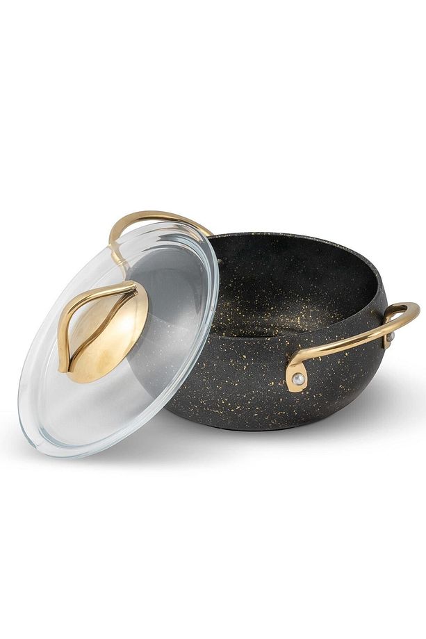 Bkmdizayncom Granite Gold 6 Parça Güveç Set 16-18-20 Cm - 4