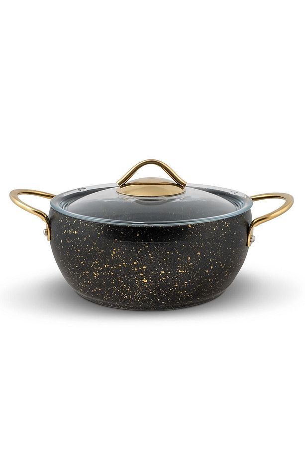 Bkmdizayncom Granite Gold 6 Parça Güveç Set 16-18-20 Cm - 5
