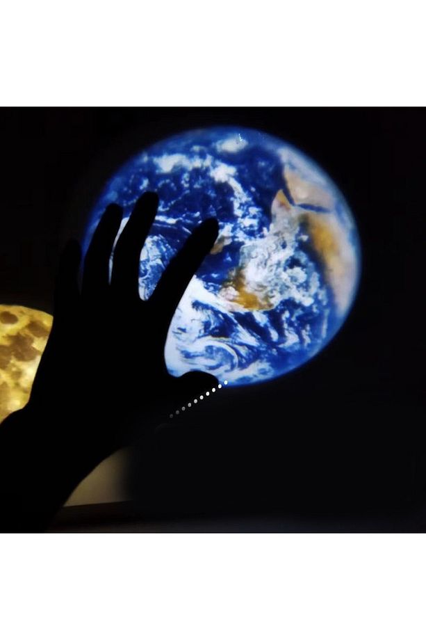 Ay Projeksiyon Lambası Yatak Odası Lambası, Moon Lamp - 5