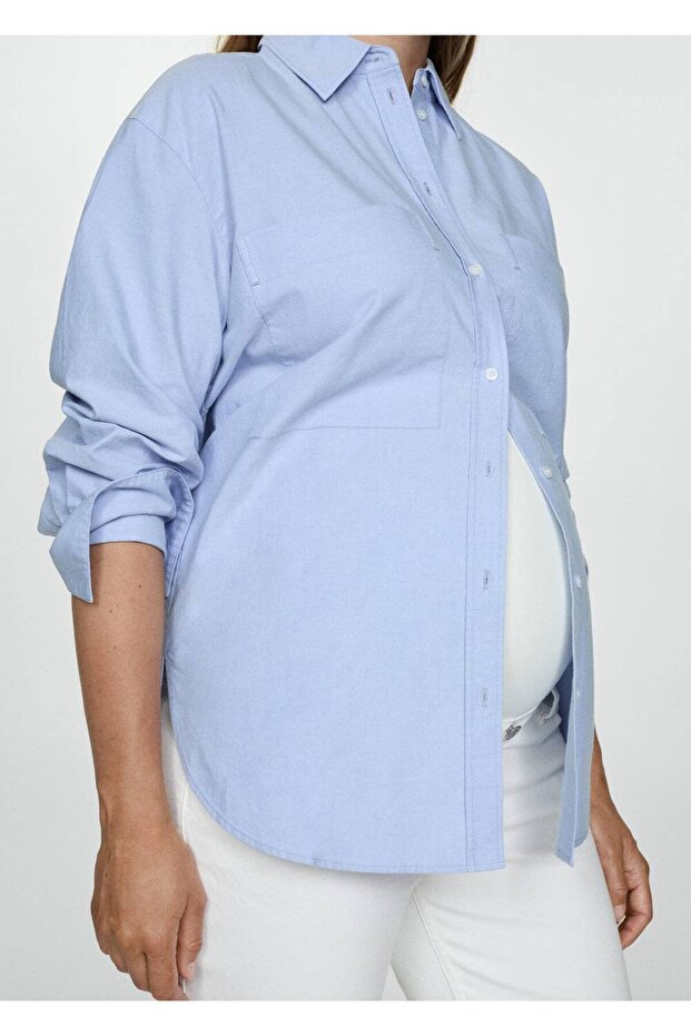 Düz kesim hamile jean - 6