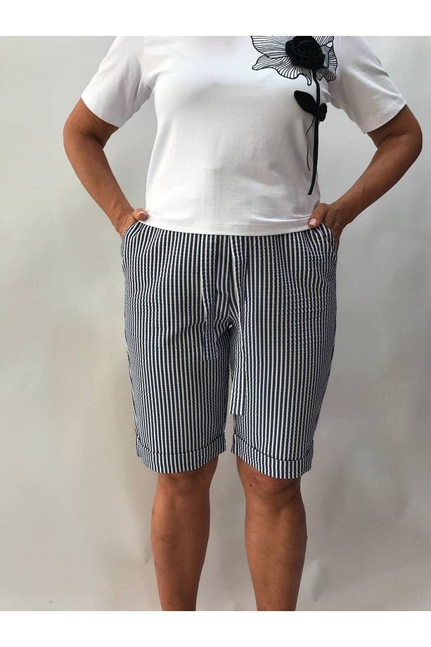 mavi bej şort - 1