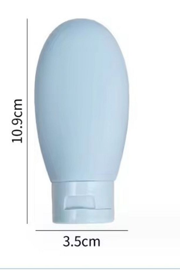 3 Adet Seyahat Tipi Doldurulabilir Krem Şampuan Duş Jeli Sprey Losyon Şişe Seti Krem Kutusu 60 Ml - 3