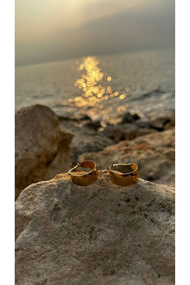 Çelik Halka Küpe - 2