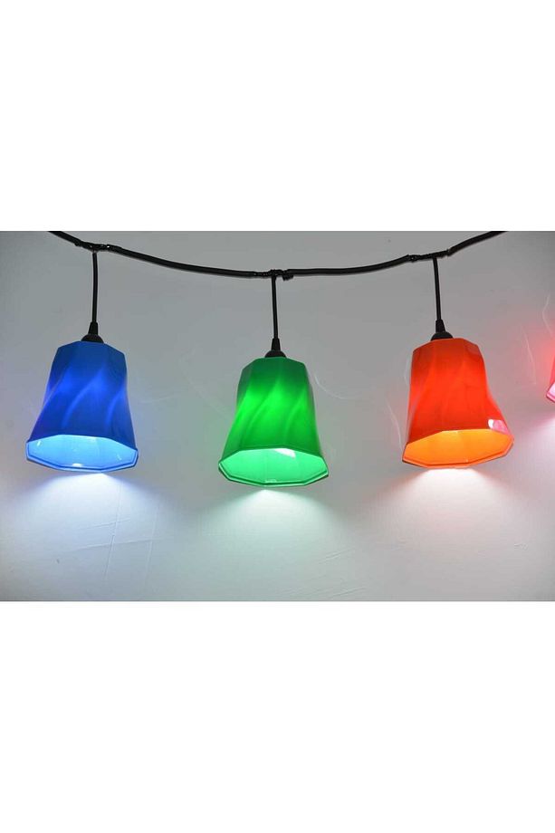 Alaçatı Renkli Su Geçirmez Ağaç Feneri 5 Adet LUMENS0820205PC - 2