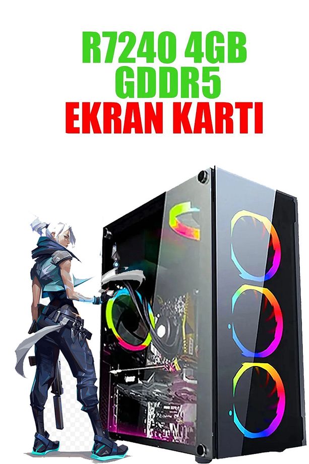 135x (GTA 5) I5 2400,16gb Ram,256gb Ssd,4gb R7240 128bit Gddr5,masaüstü Oyuncu Bilgisayar - 1