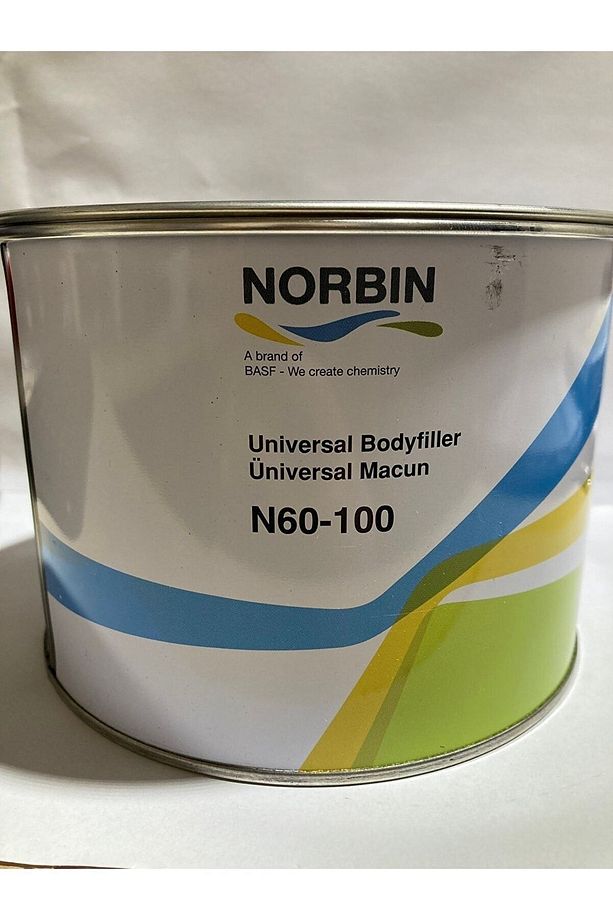 Norbin 60-100 Polyester Çelik Macun 3 Kg - 1