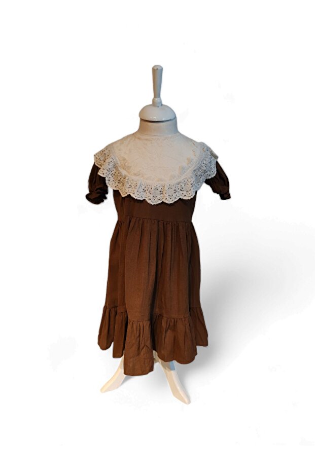 Girl's Lace Dress linen cotton