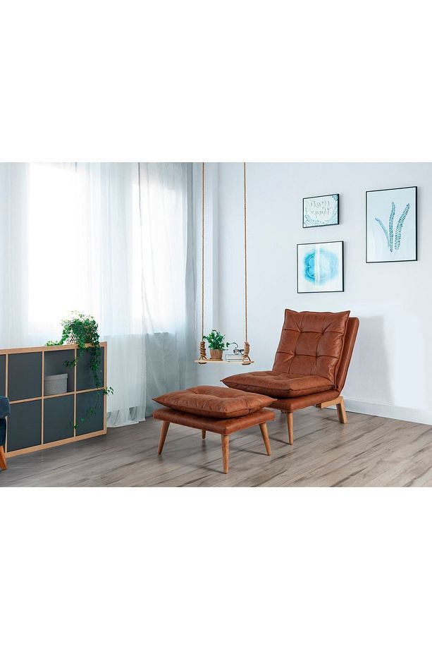 Orchy Yataklı Puflu Berjer - 1