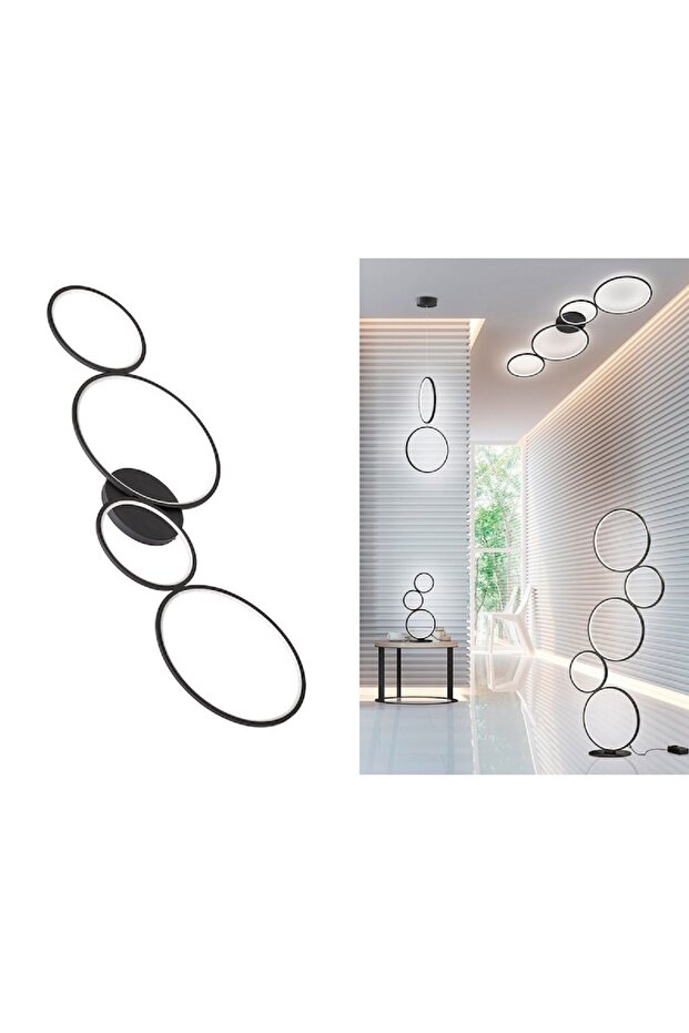 Led Avize Tavan 3renk - Efes 90 Cm - 5