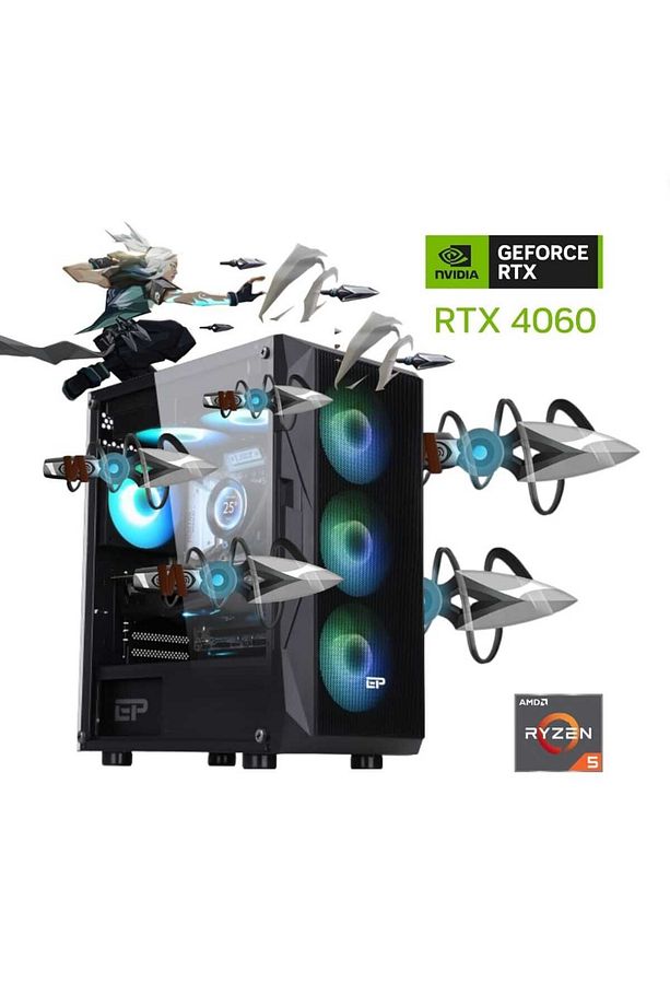 Amd Ryzen 5 5600 16GB Ddr4 1tb SSD RTX4060 8gb - 1